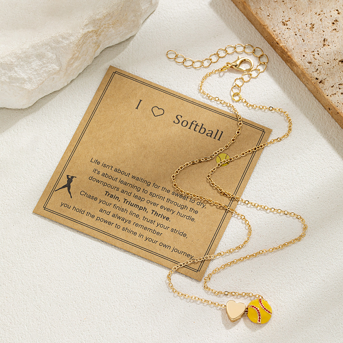 Sports Style Card Alloy Love Cross Basketball Necklaces