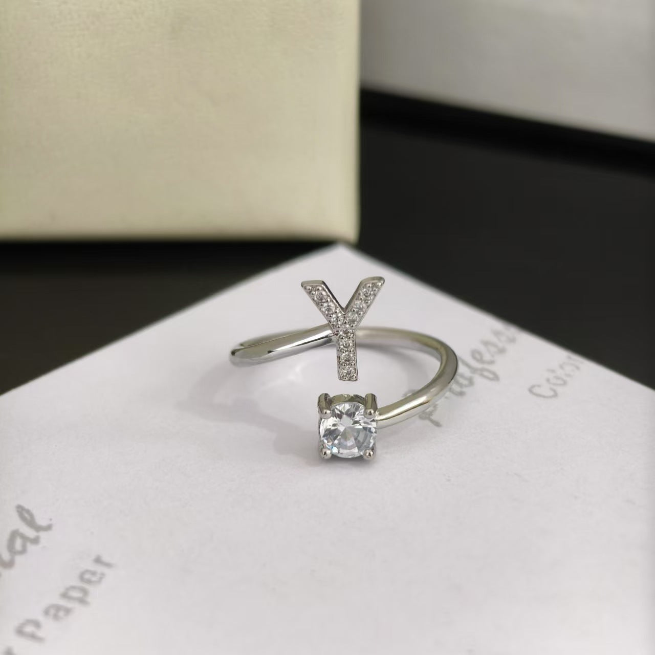 Open Female Your Name My Last English Personality Ring