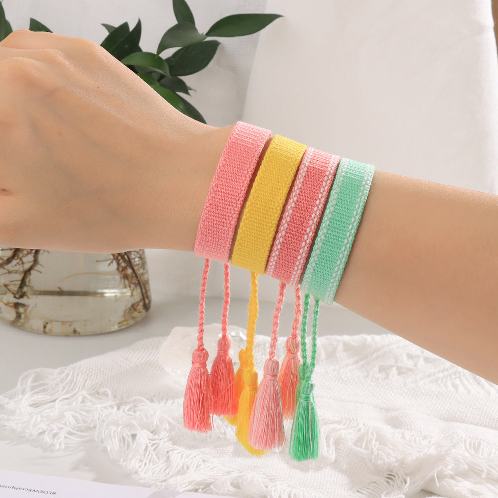 Hand Weaving Fashion Simple Wrist Strap Bracelets