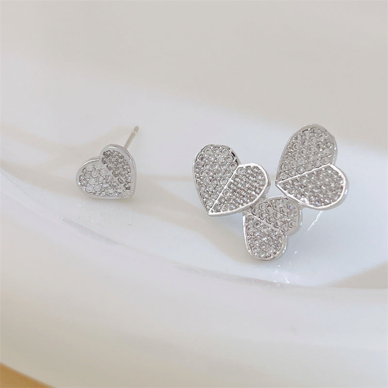 Boucles d'oreilles de haute qualité, Design de niche tendance, Style froid simple