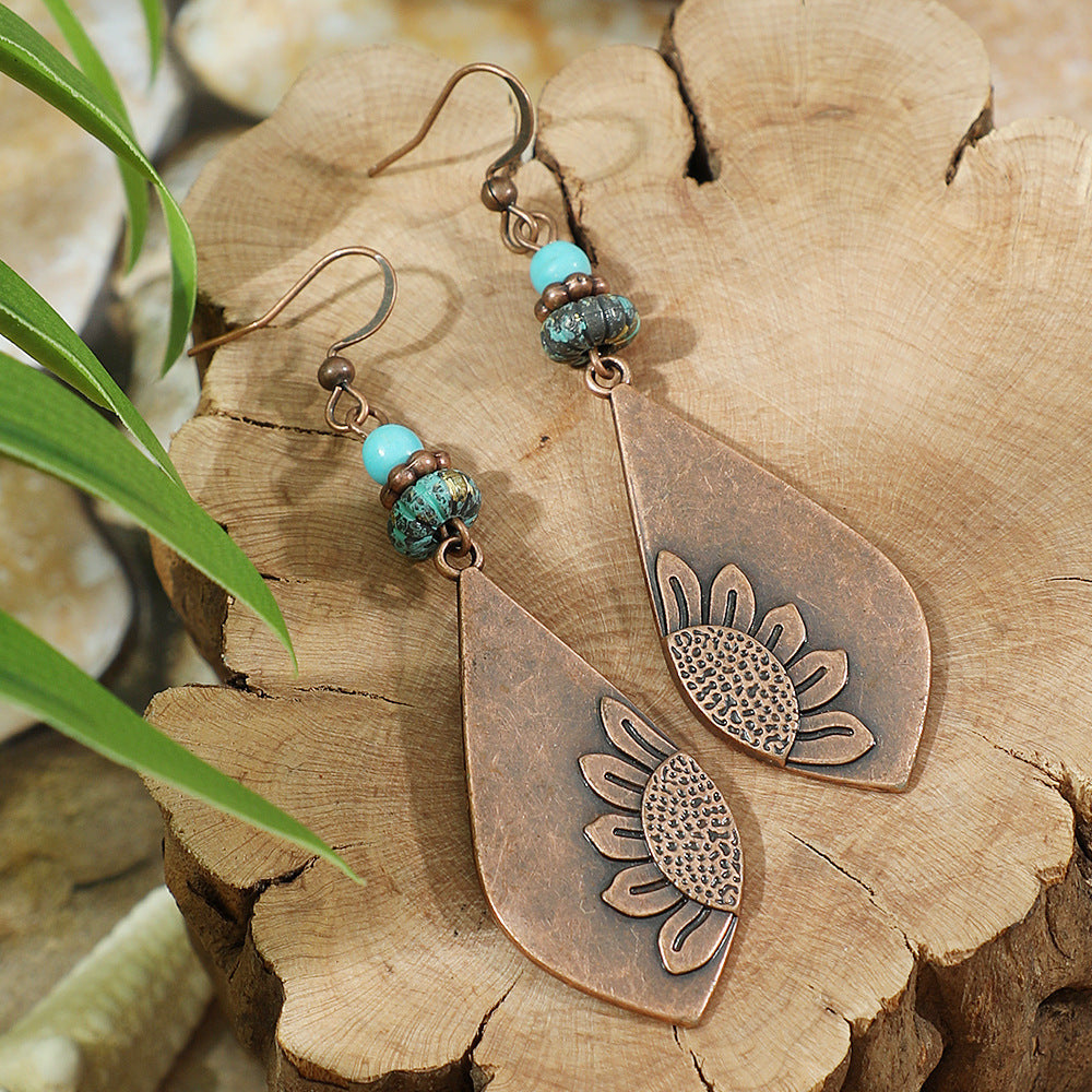 Women's Style Geometric For Dignified Hollow Lady Earrings