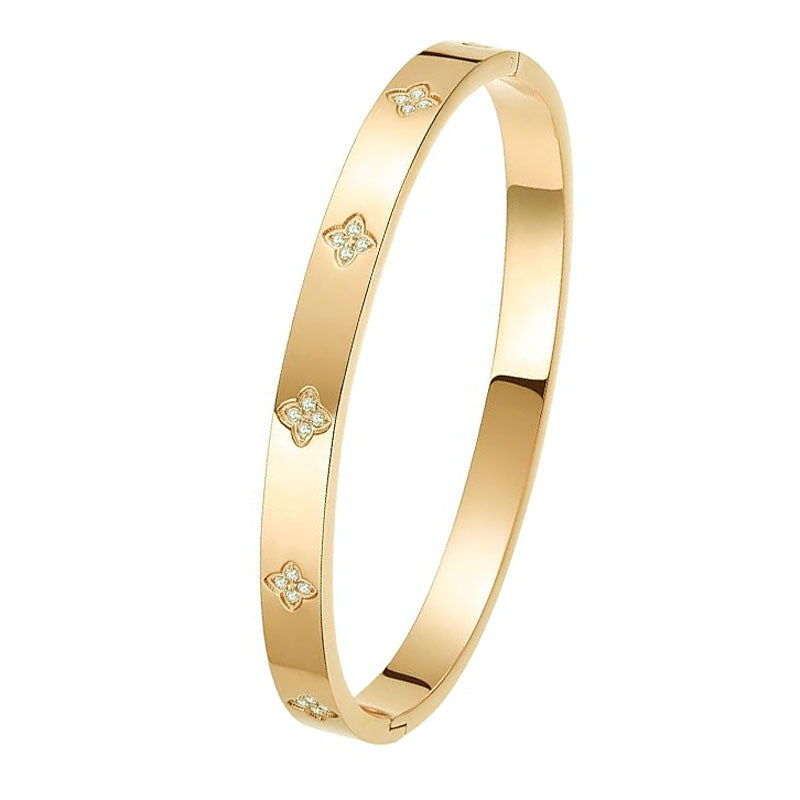Geometric Metal Armband Exaggerated Personalized Leaf Bracelets