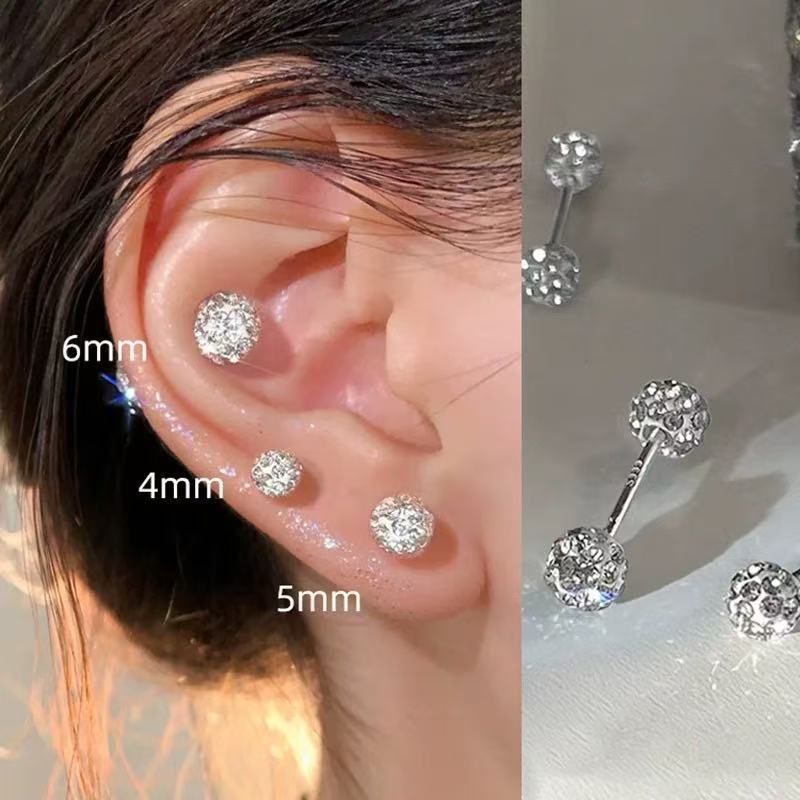 Women's Sier High-grade Natural Stone Light Luxury Stud Earrings