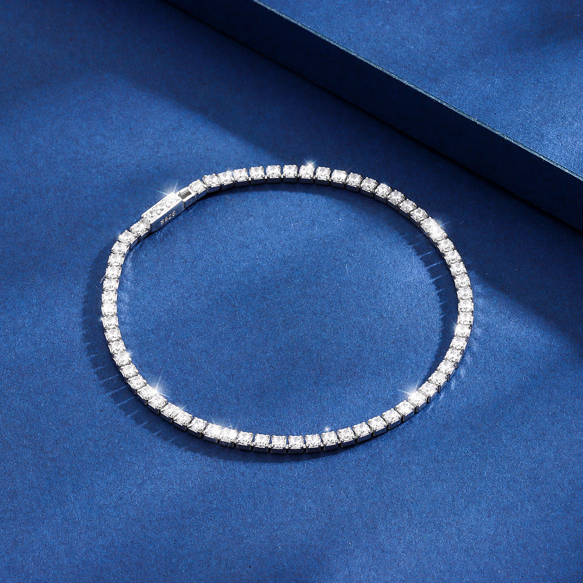 Bracelets d'été de tennis romains avec chaîne à griffes en diamant pour femmes et hommes