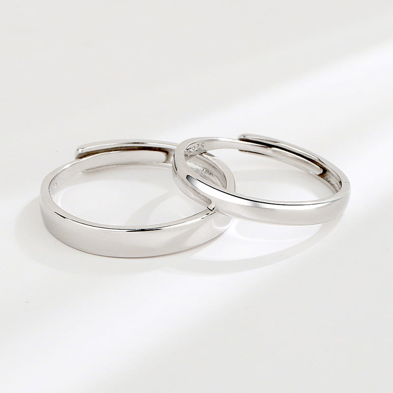 Simple Pair Of Open Mouth Valentine's Rings