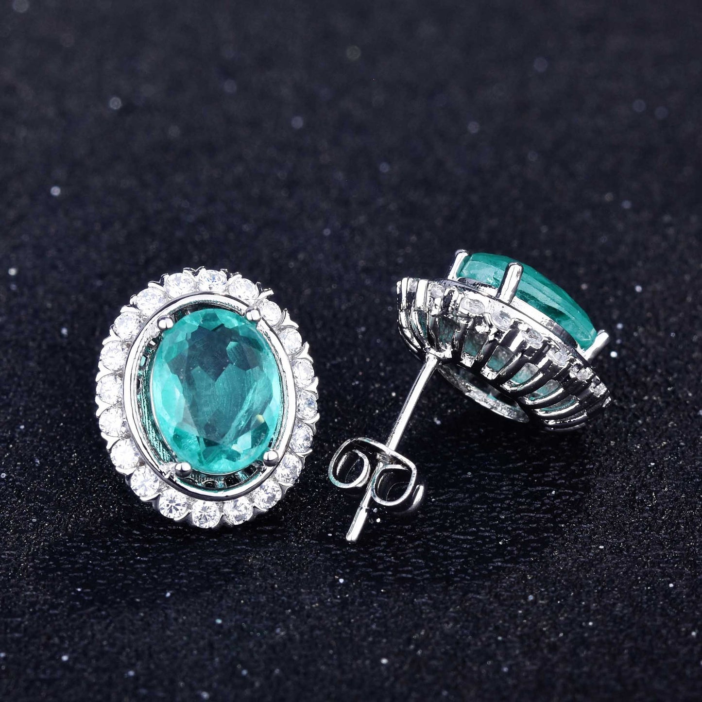 Brazil Paraiba Colored Gems Live Broadcast Pendants