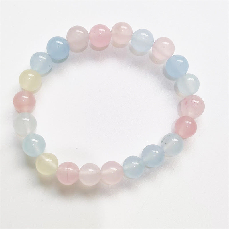 Live Broadcast Chalcedony Beaded Fashion Sweet Bracelets