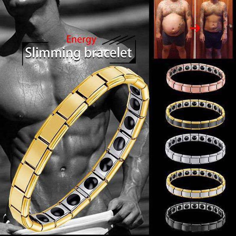 Women's & Men's & Simple Stainless Steel Magnetic Therapy Bracelets