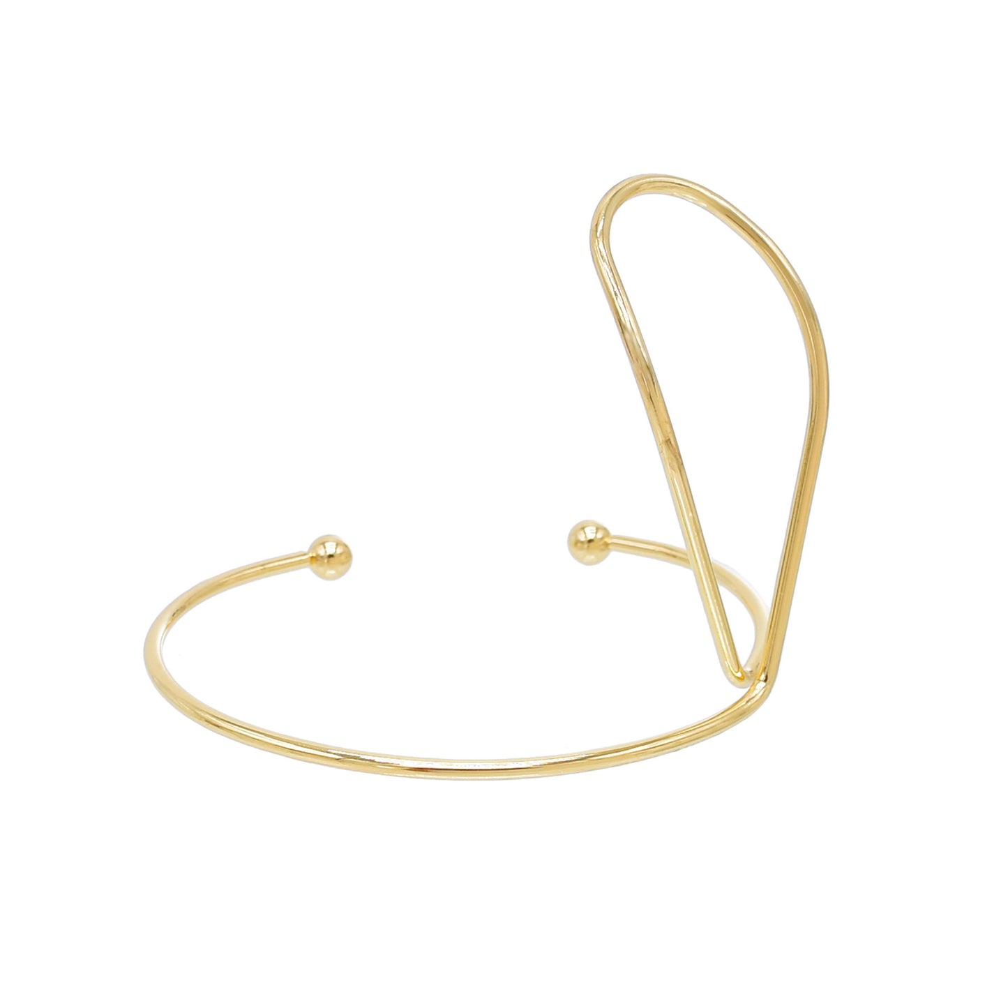 Irregular Metal Palm Minimalist Design Love Exaggerated Personalized Female Bracelet