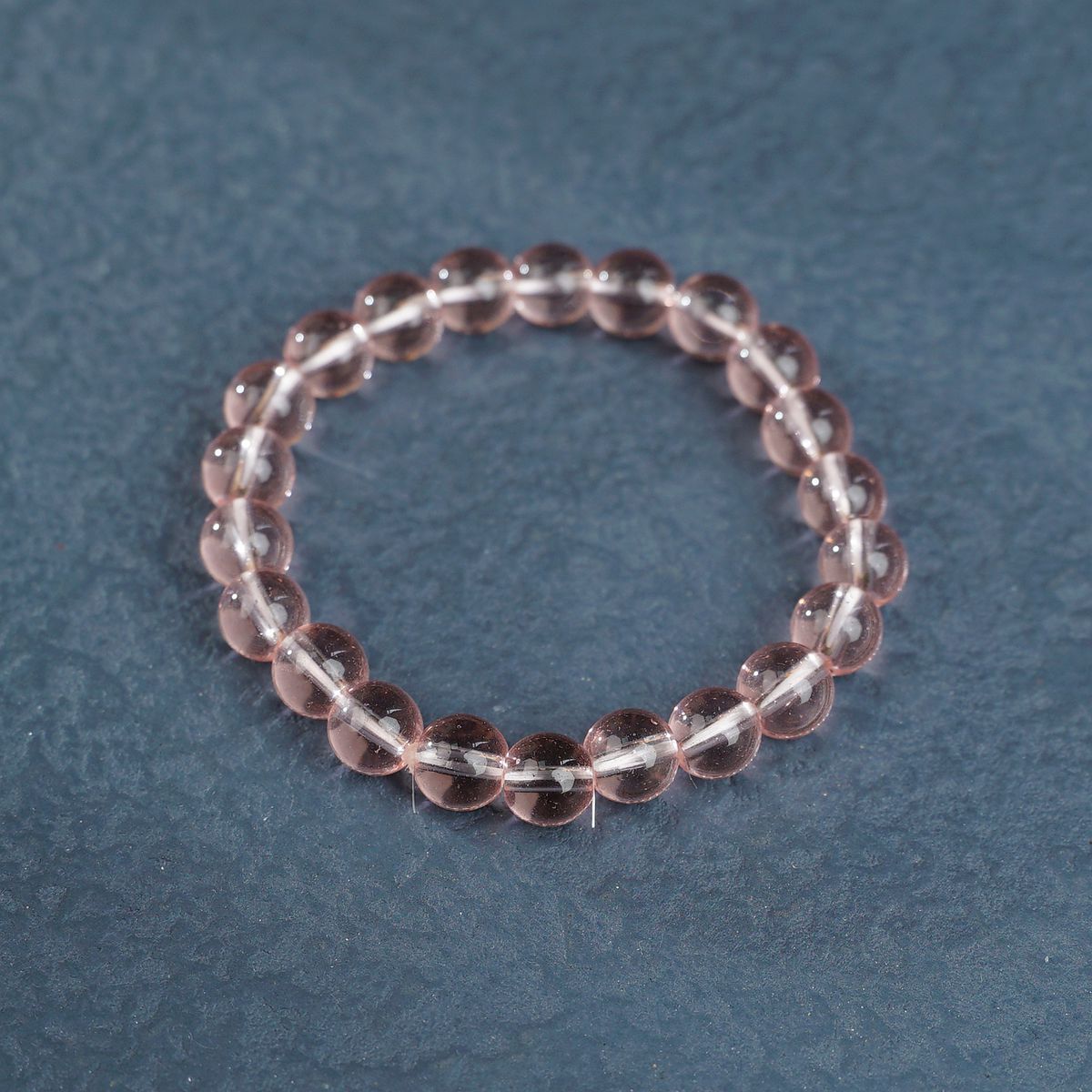 Pink Purple Crystal Female Pliable Temperament Rosary Decompression Bracelets