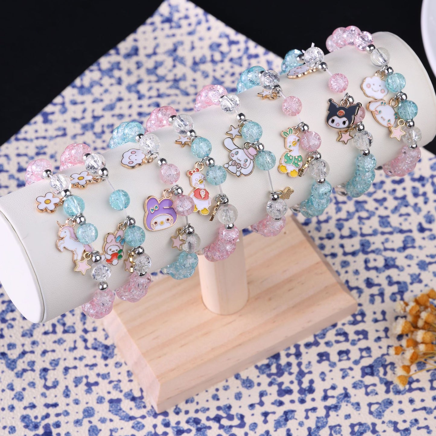 Bracelets d'ornement de bijoux de clown de dessin animé mignon féminin