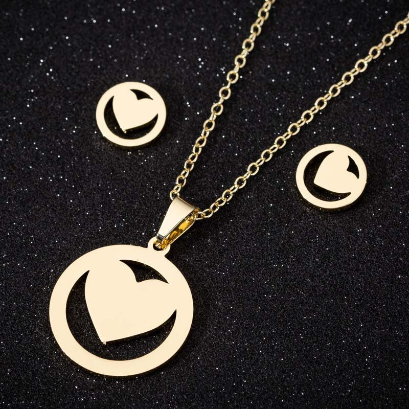 Animal Three-piece Fashion Geometry Pattern Gesture Necklaces