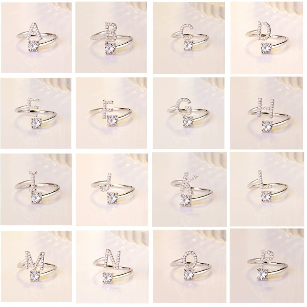 Open Female Your Name My Last English Personality Ring