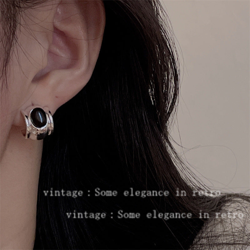 Clip Female Niche Unique Personality Vintage Earrings