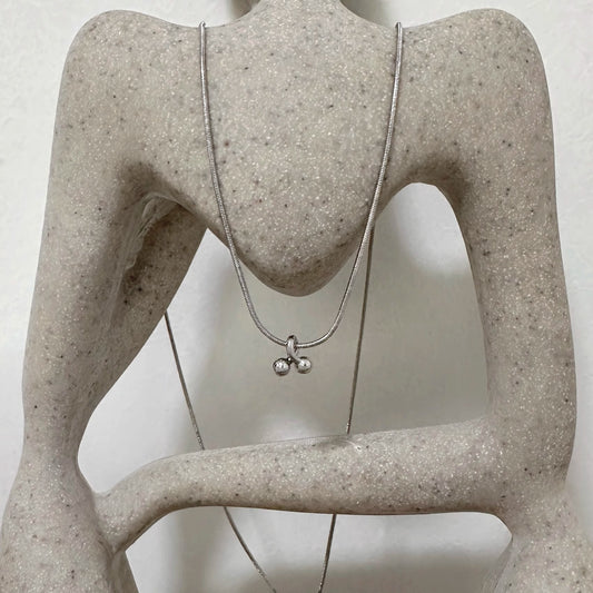 Women's Geometric For Summer Simple Temperament Clavicle Chain Design Necklaces