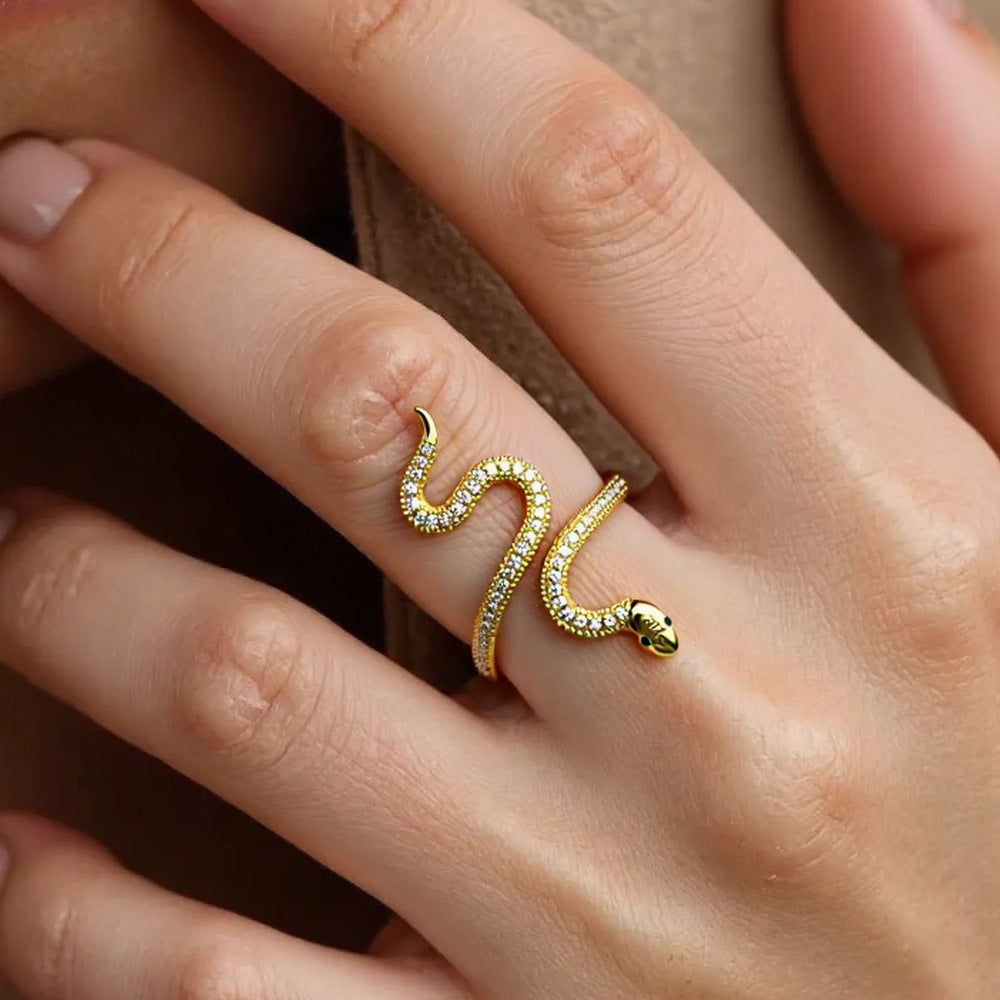 Female Niche Personality Affordable Luxury Sense Open Ring
