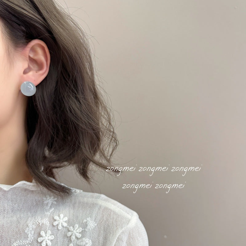Small Size Round Beads Special Interest Simple Ear Clip