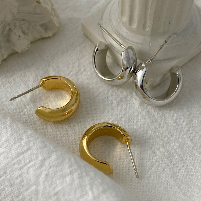 Mosquito Coil Sense Light Luxury Minority Earrings