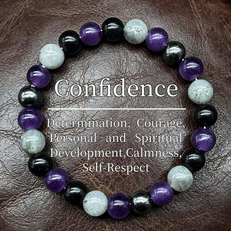 New Xi Imitation Obsidian Map Stone Bracelet
