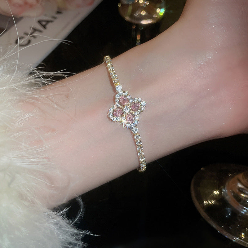 Round Pull-out Retro Minority Elegant Light Luxury Bracelets