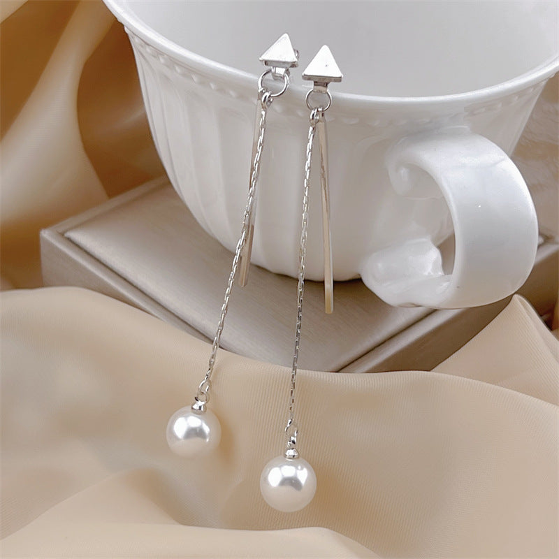 Elegant Bowknot Pearl Exquisite Design Personalized Earrings