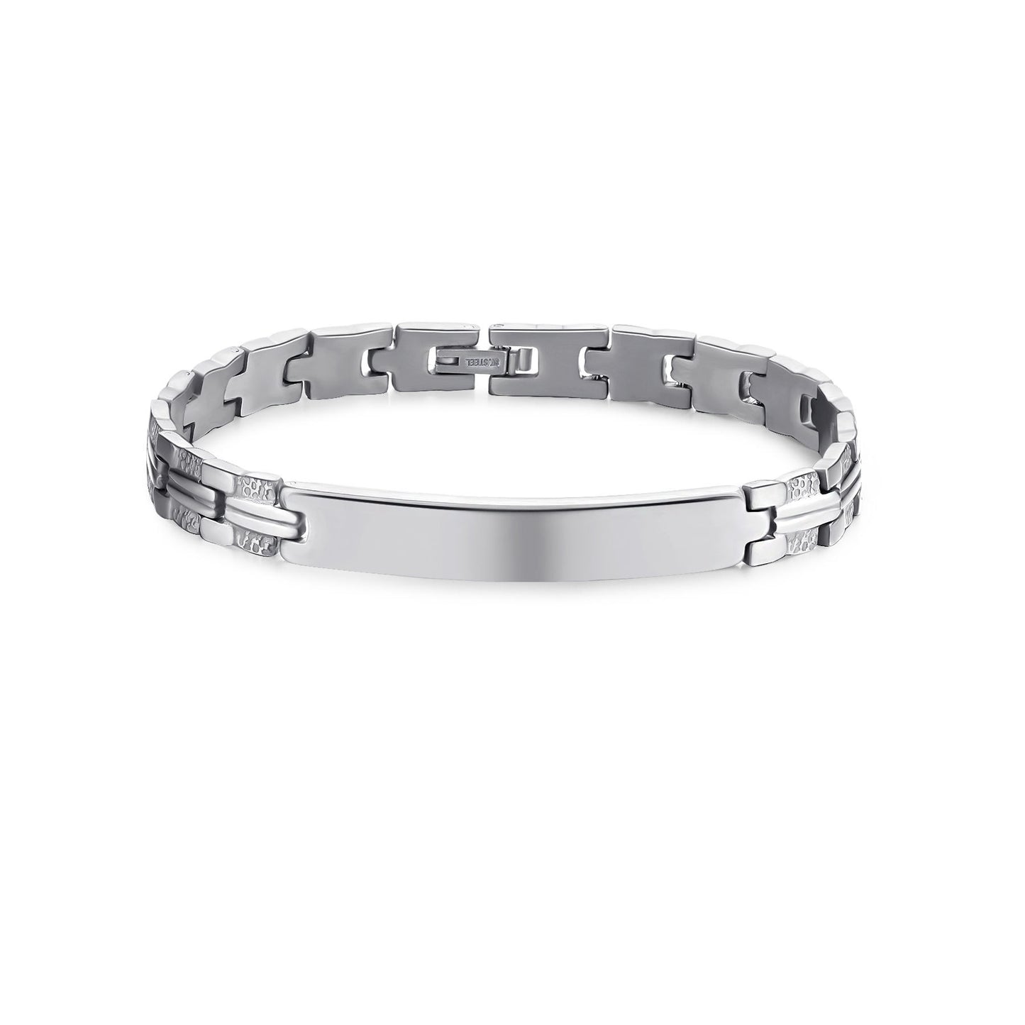 Strap Titanium Steel Personality Lettering Fashion Stainless Couple Watch Bracelet