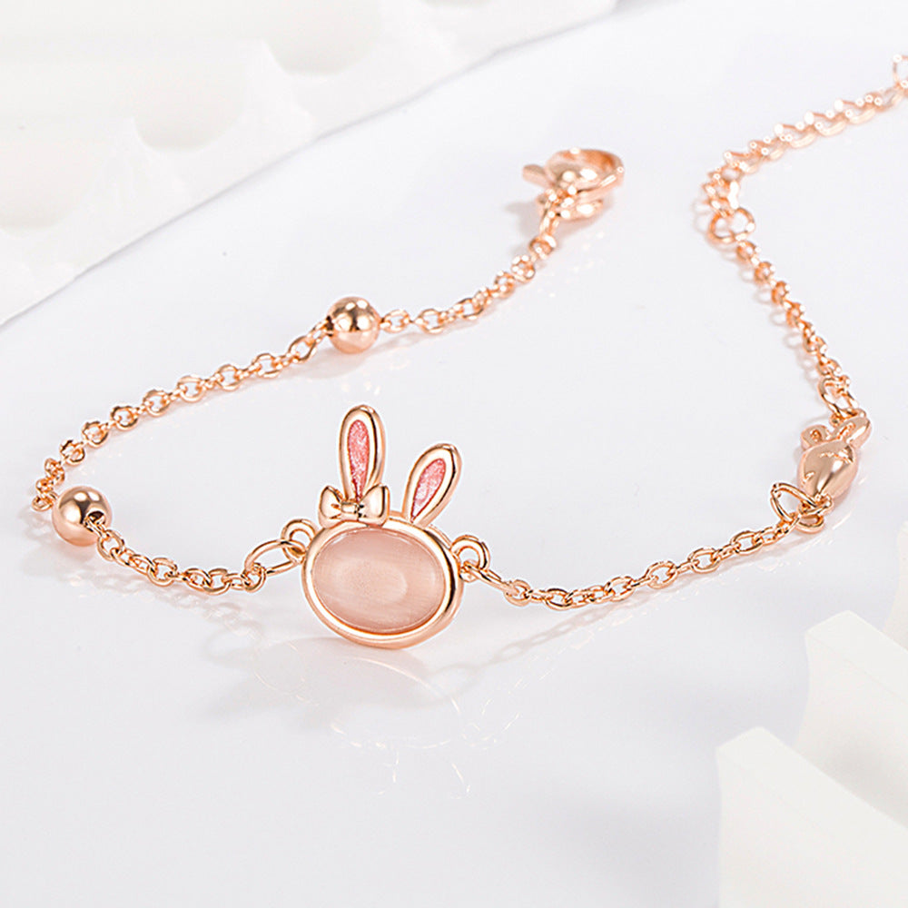 Bracelets d'ornement de mode de luxe abordables en forme de lapin