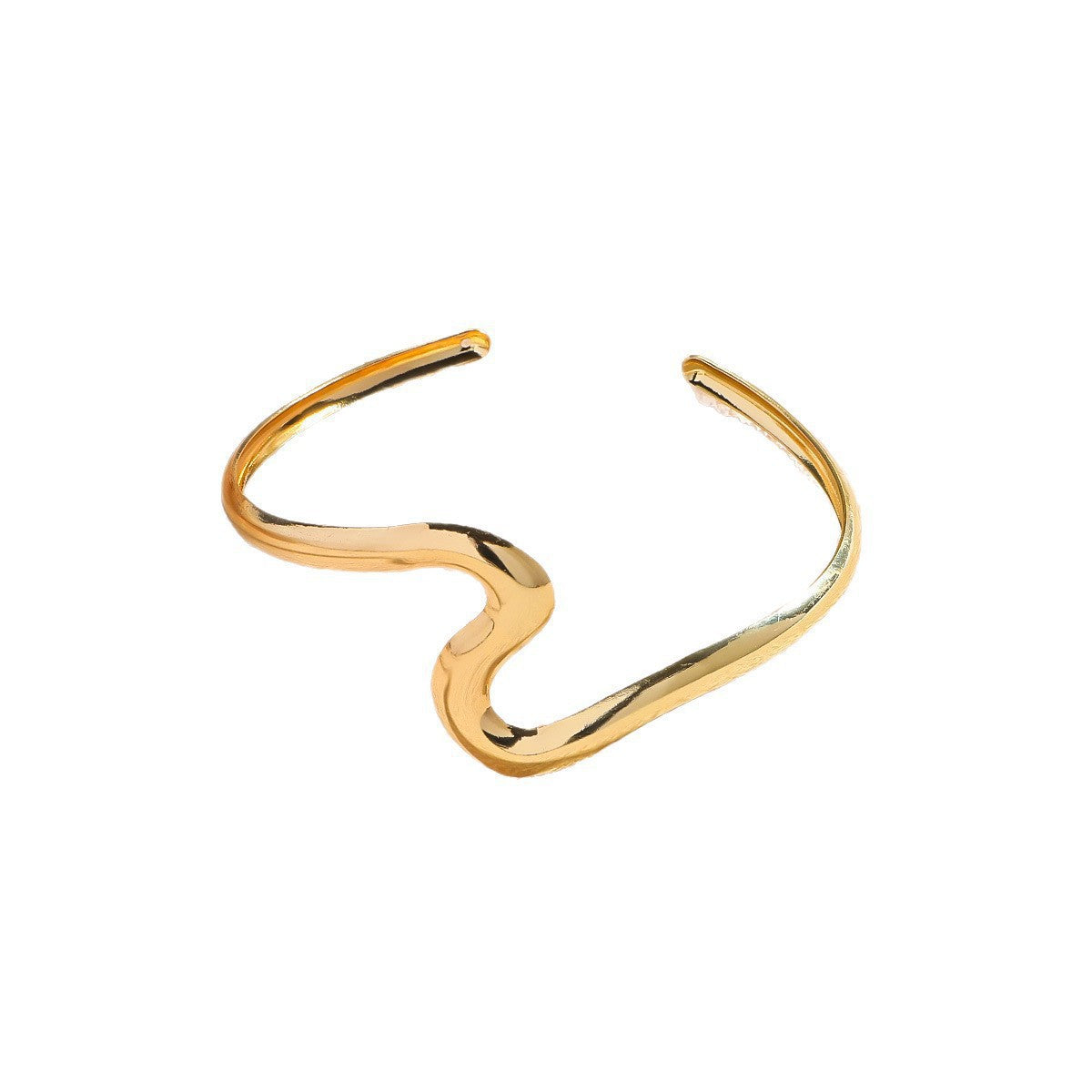 Women's Simple Metal Twisted Geometric Armband Fashion High-grade Bracelet