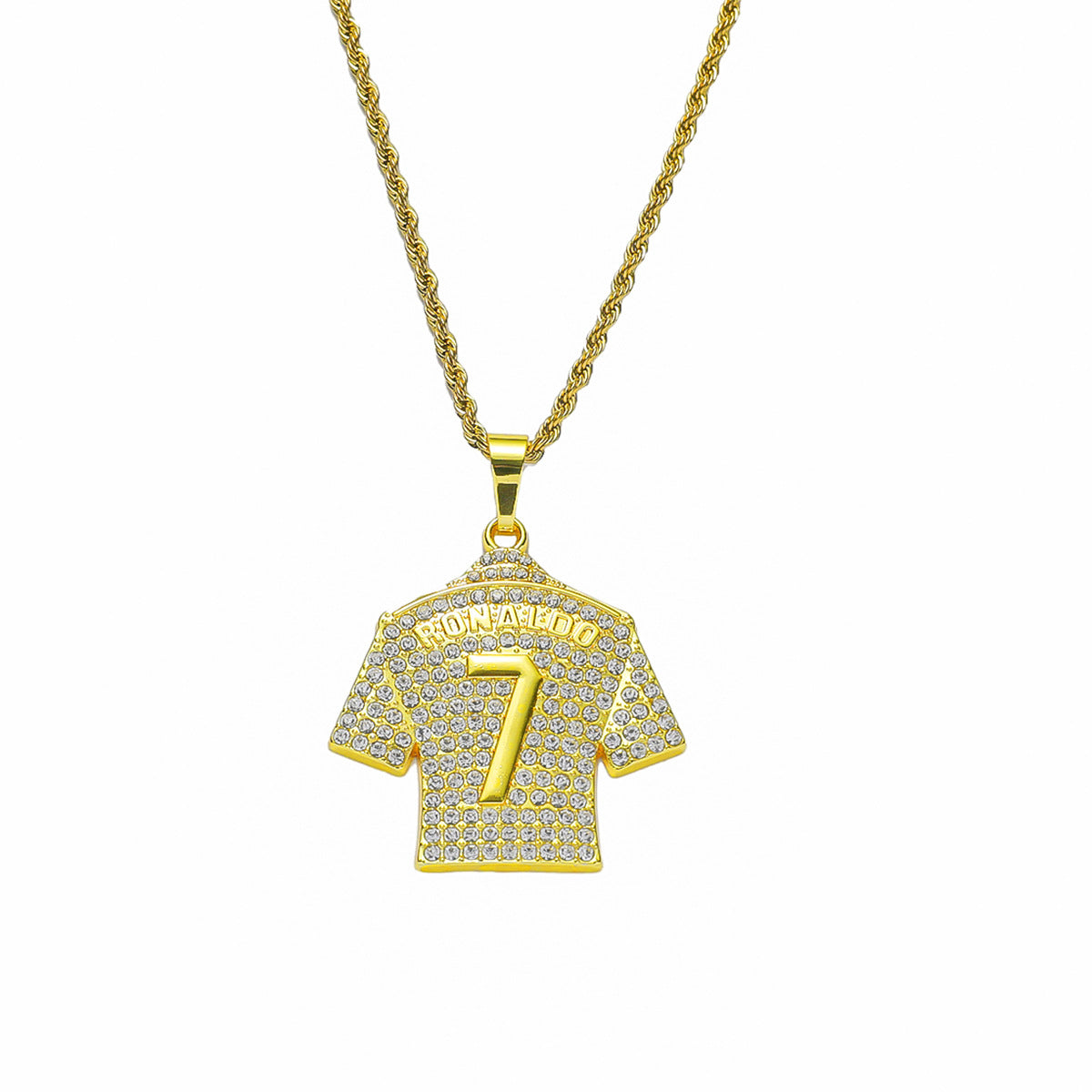 Men's Hip Hop Cool Trendy Jersey Pendant Necklaces