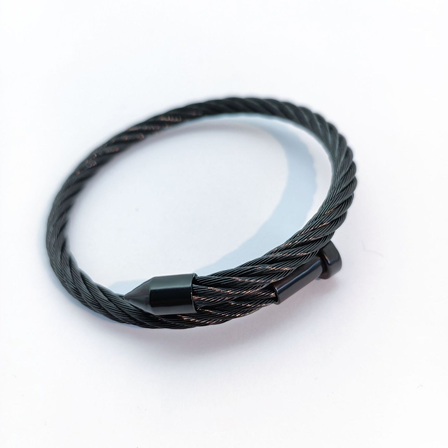 Steel Open Woven Waterproof Elastic Wire Rope Titanium Bracelets