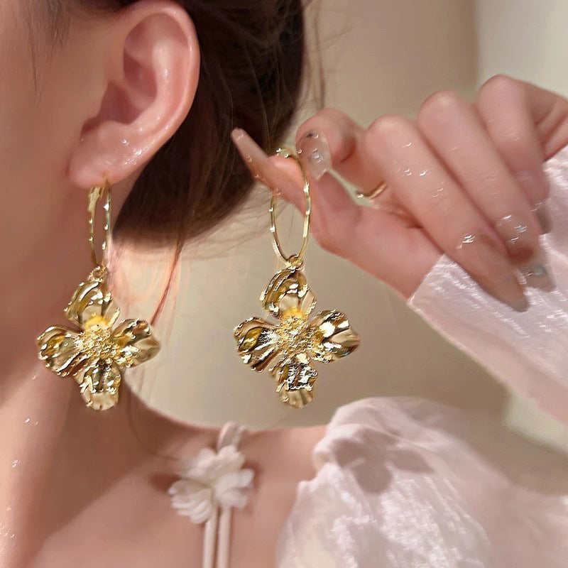 Women's Needle Light Luxury Minority Pearl Exquisite Micro Inlaid Earrings
