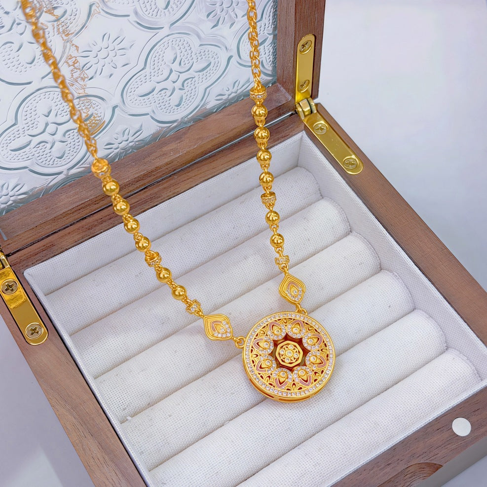 Ginkgo Leaf Variety Retro Affordable Luxury Fashion Design Necklace