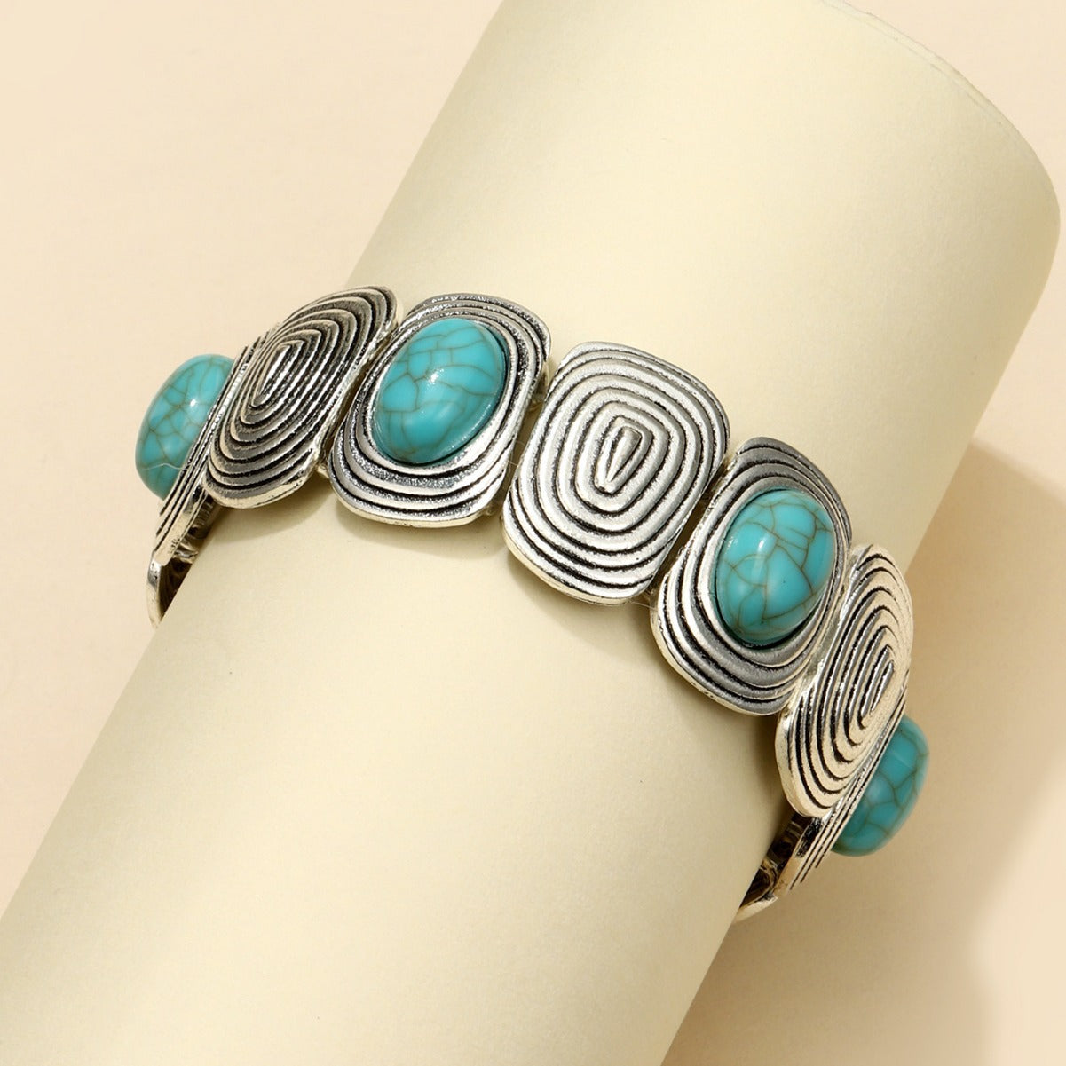 Women's Personalized Retro Bohemian Turquoise Ethnic Style Bracelets