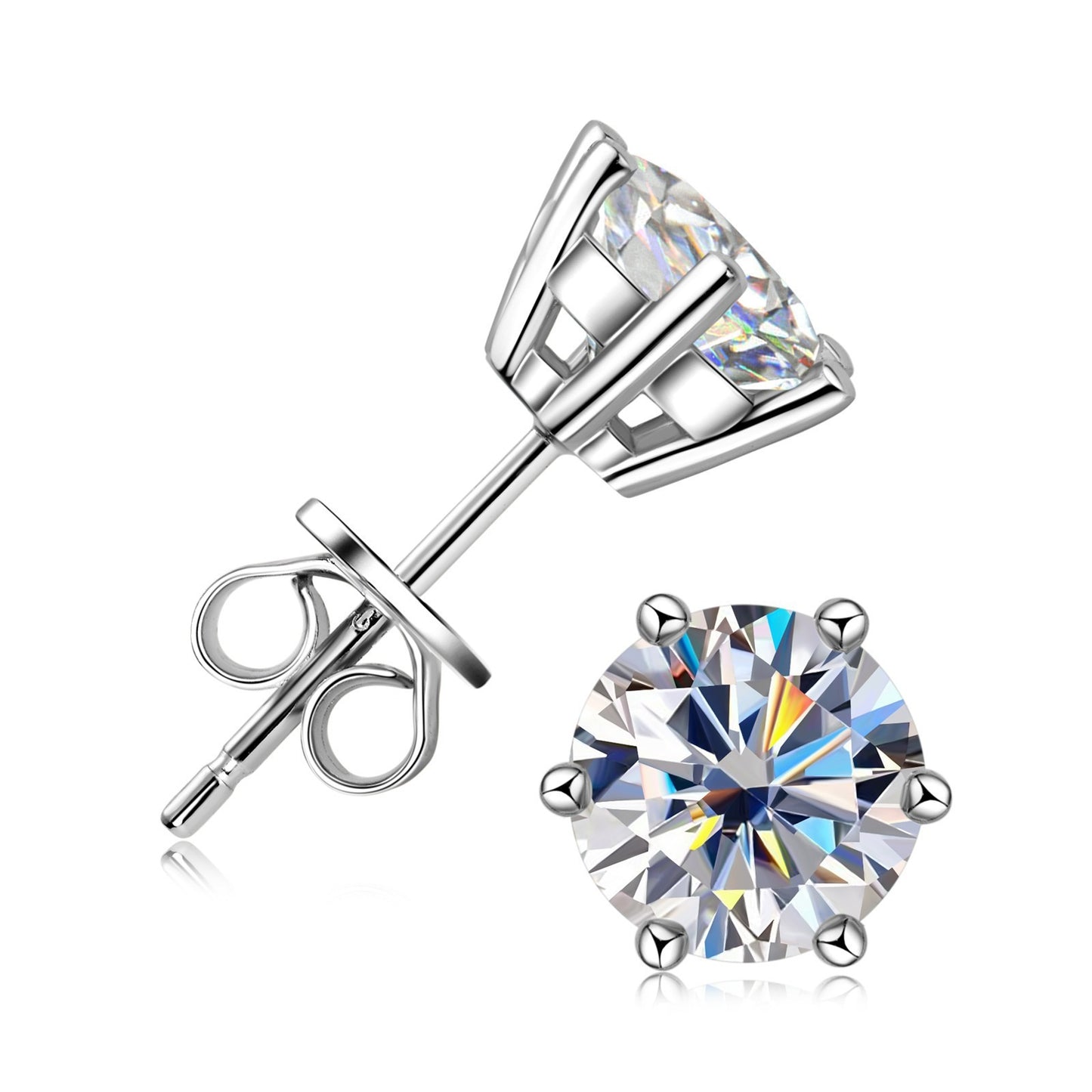 Men's Sier Ear Light Luxury High-grade Niche Female Stud Earrings
