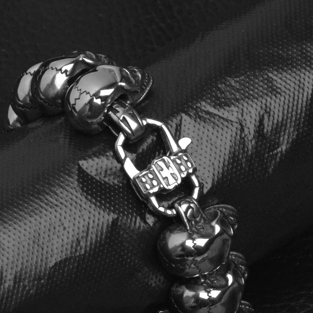 Retro Titanium Steel Trendy Fashionable Man Bracelets