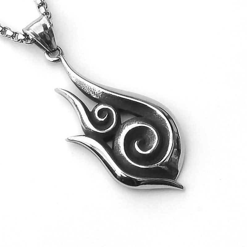 Men's Punk Titanium Steel Skull Personality Retro Domineering Necklace