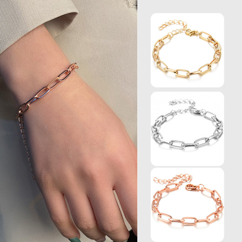 Personalized Cross Chain Fashion Temperament Wild Bracelet