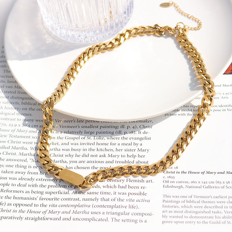 Light Luxury Minority Design Clavicle Chain Female Street Cold Necklaces