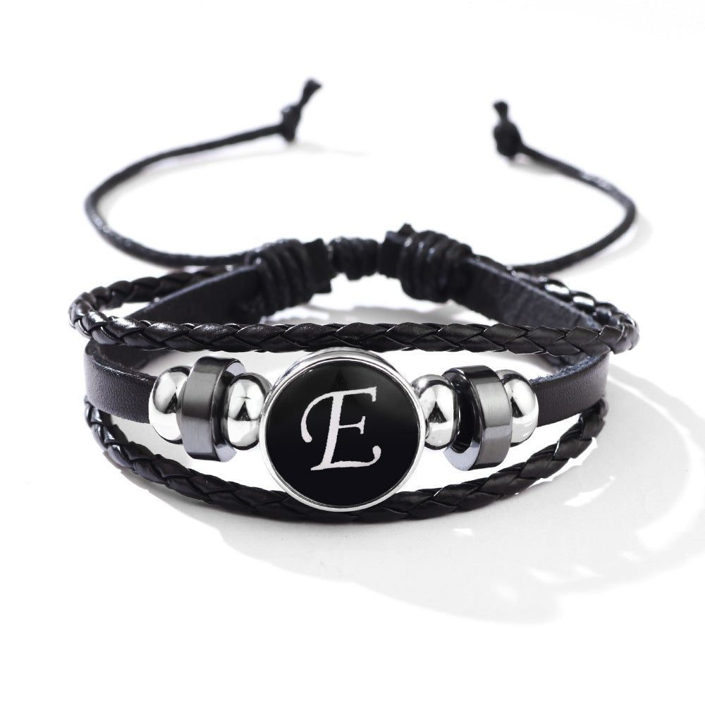 Classic Simple English Letter Personality Fashion Bracelets