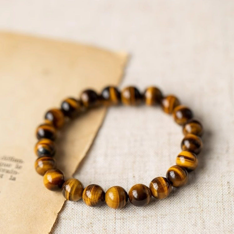Three-sided Gold Yellow Tiger Eyes Waterfall Rich For Bracelet