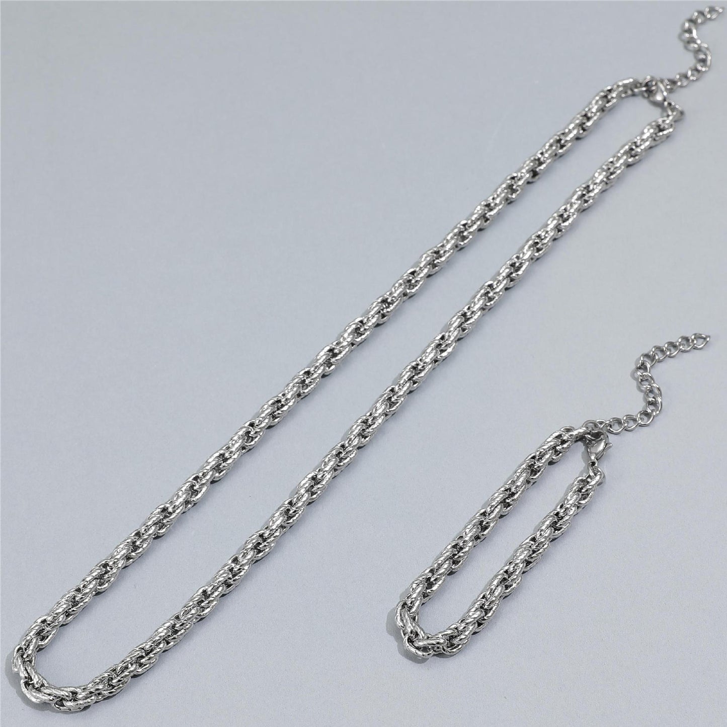 Boys Simple Basic Choker Titanium Steel Necklaces