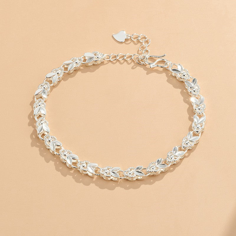 Women's Light Lucky Rabbit Sier Style Gift Bracelets