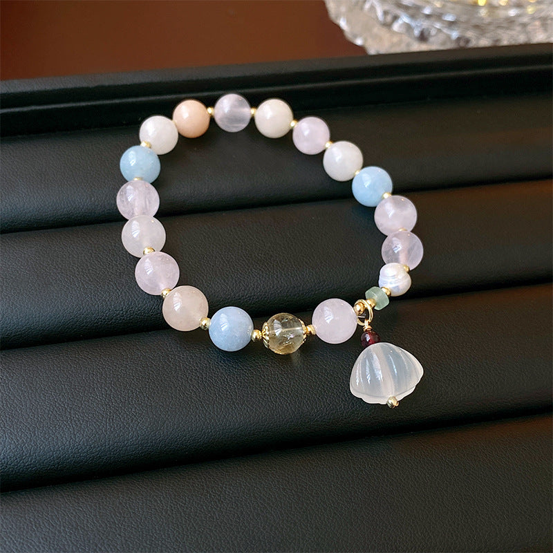 Pearl Jade Elastic Chinese Style Personality Bracelets