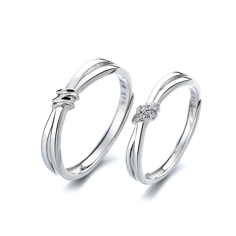 Women's & Men's Thousand Knot Couple And One Pair Fashion Rings