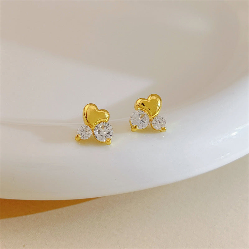 Trendy Niche Design Simple Cold Style High-grade Earrings