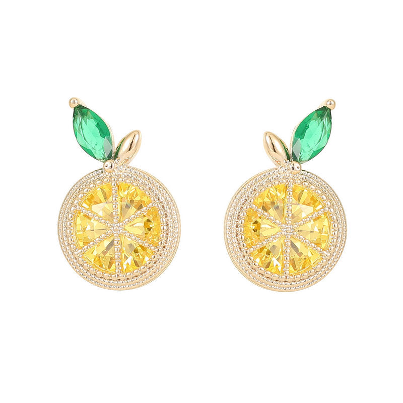 Summer Super Fairy Sweet Temperament Girlish Heart Fresh Fruit Lemon Necklaces