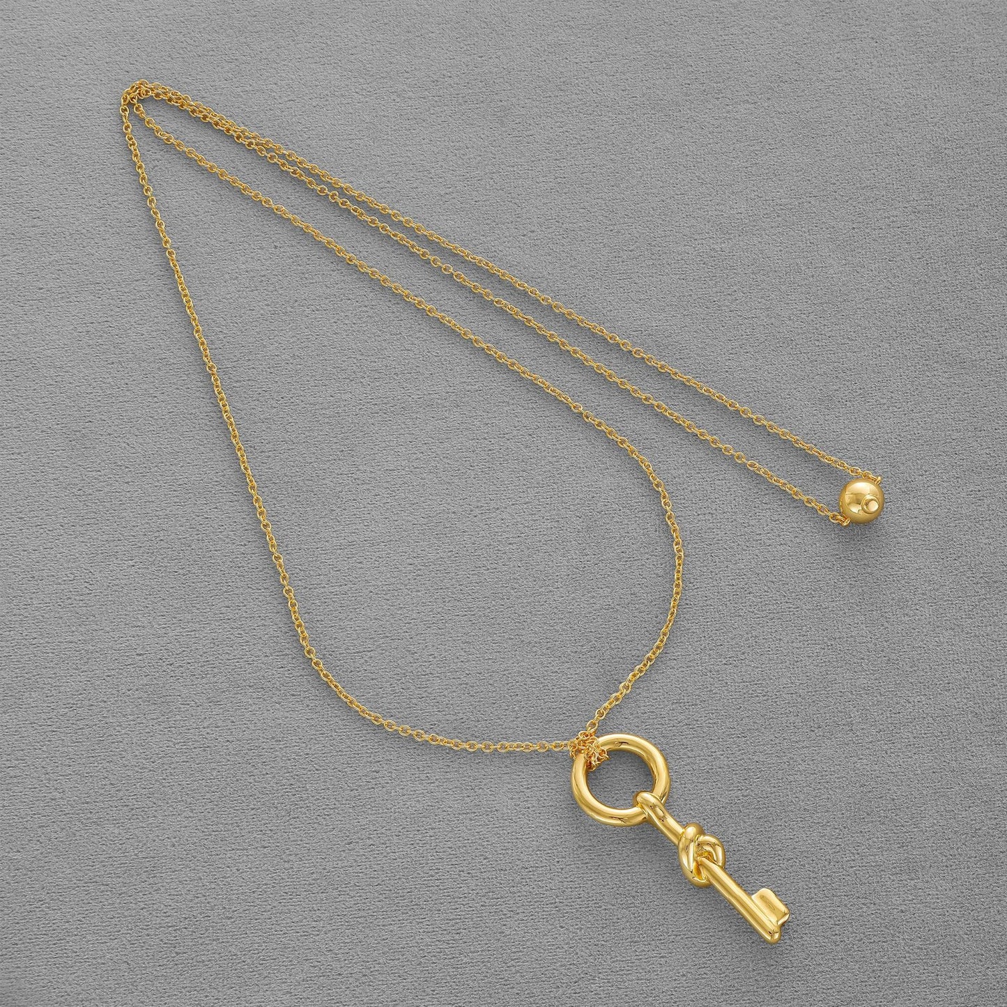 Twist Key French Style Special Interest Light Luxury Cold High-grade Necklace