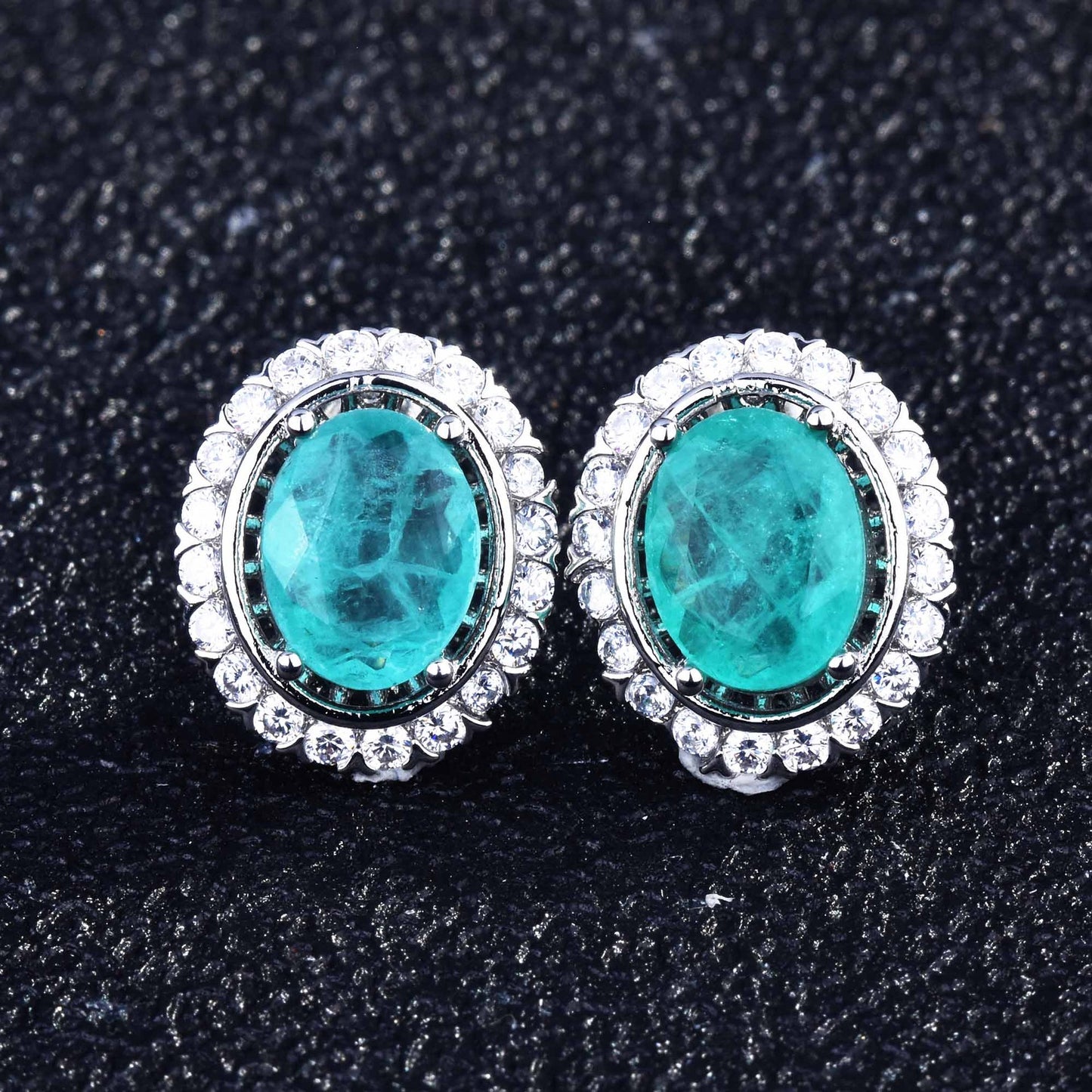Brazil Paraiba Colored Gems Live Broadcast Pendants