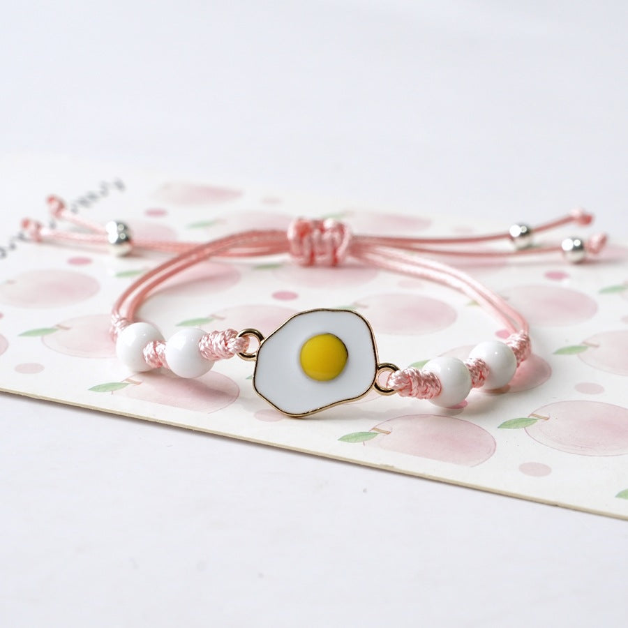 Mori Poached Egg Girlfriends Couple Pair Bracelets