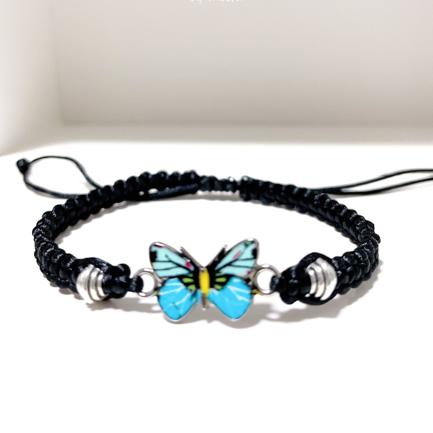 Multicolor Butterfly Couple Adjustable Fashion Friendship Bracelets